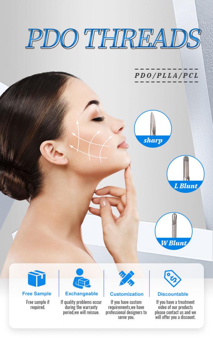 Plastic surgery thread lift cog barb 4d pdo thread lifting